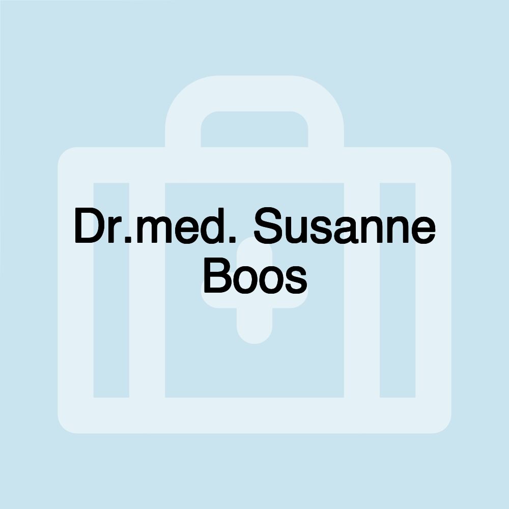 Dr.med. Susanne Boos