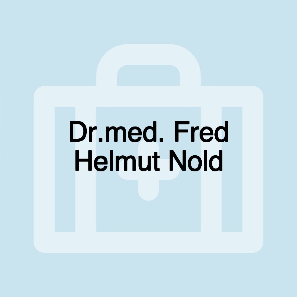 Dr.med. Fred Helmut Nold