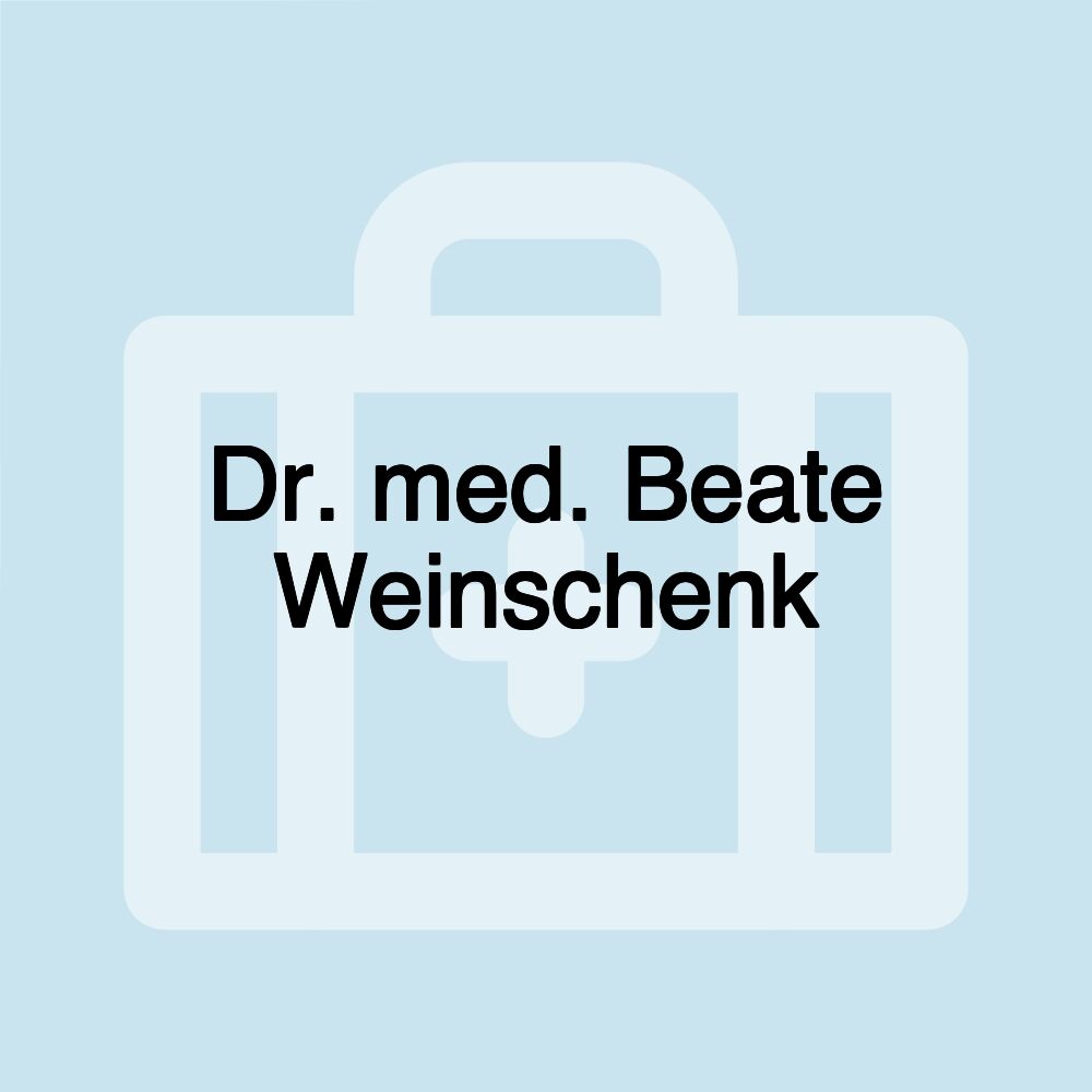 Dr. med. Beate Weinschenk