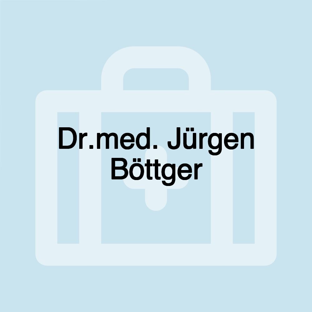 Dr.med. Jürgen Böttger