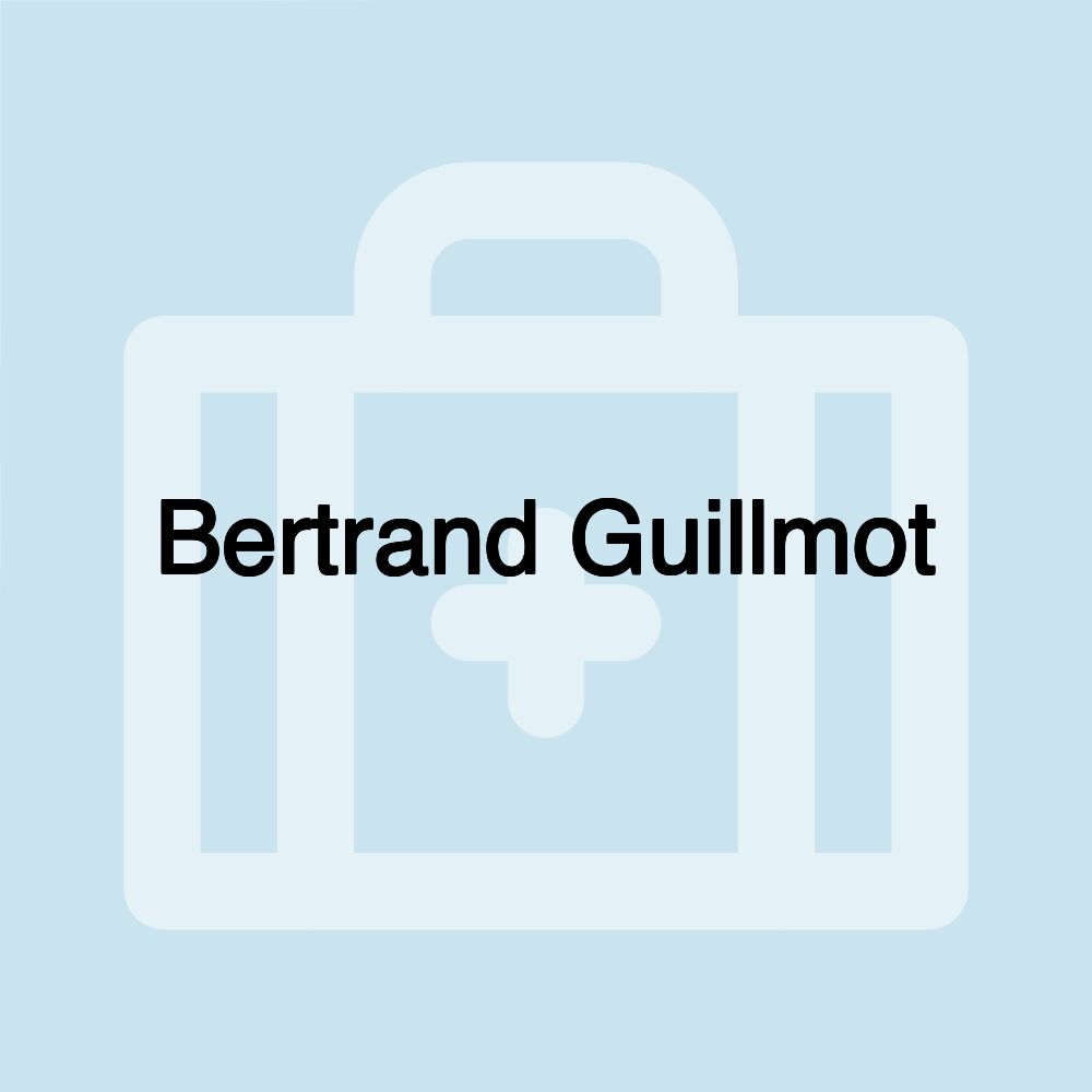 Bertrand Guillmot