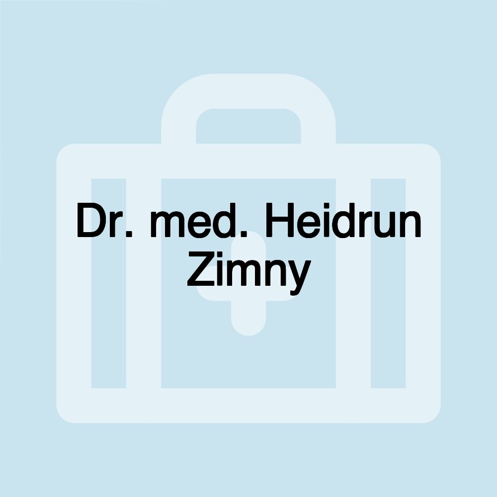 Dr. med. Heidrun Zimny