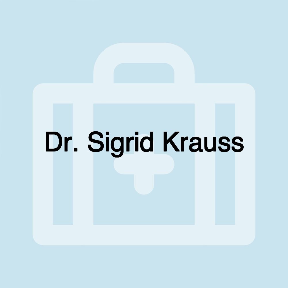 Dr. Sigrid Krauss