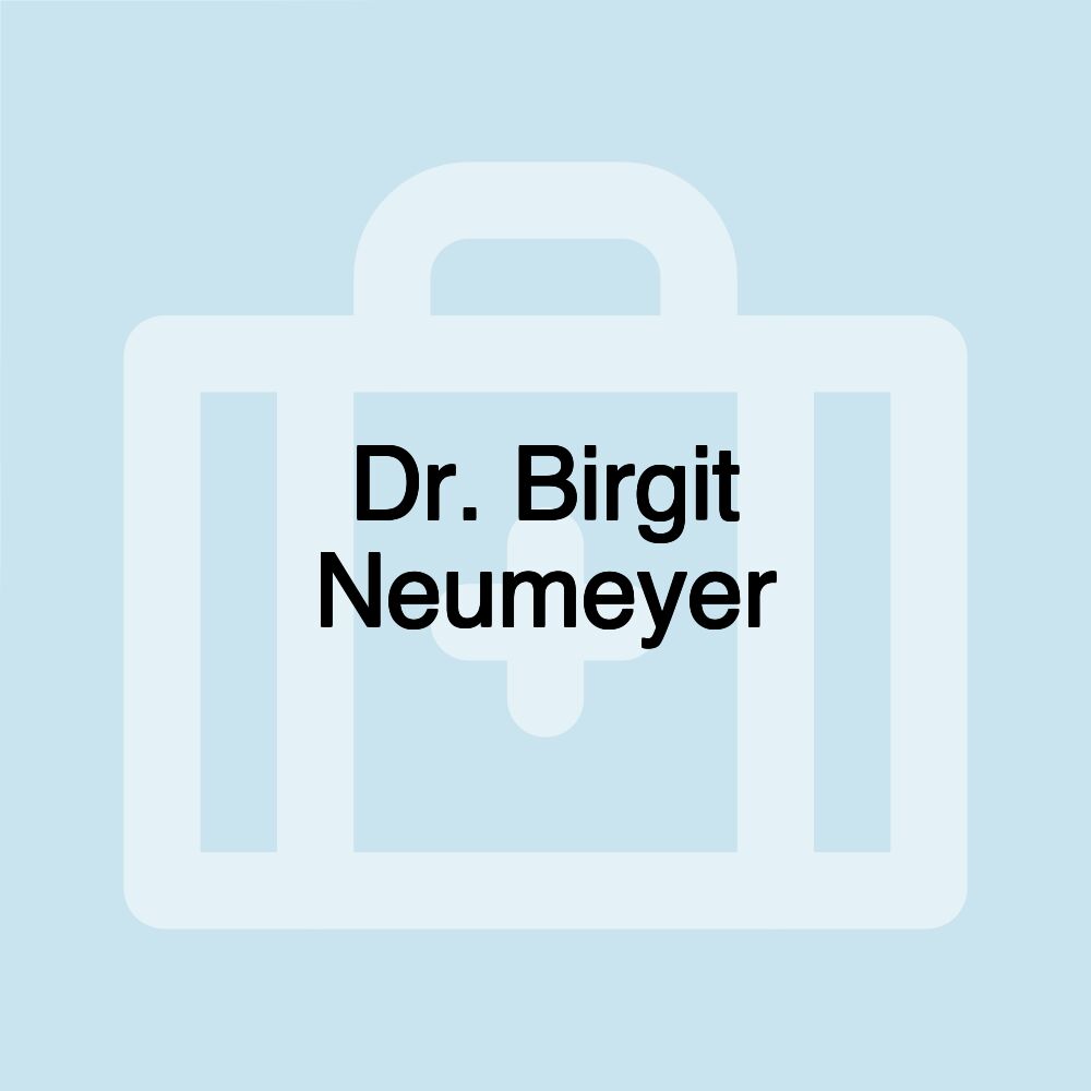 Dr. Birgit Neumeyer