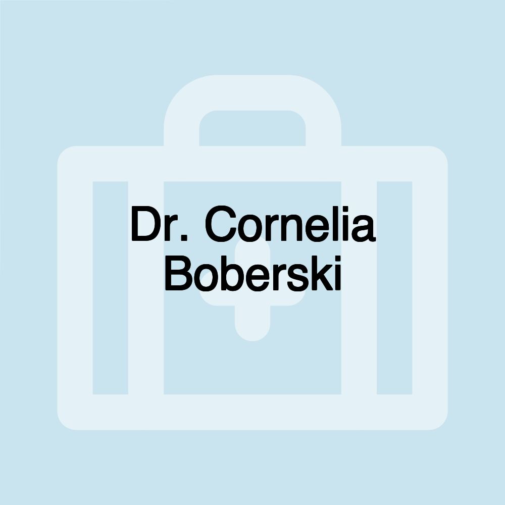 Dr. Cornelia Boberski