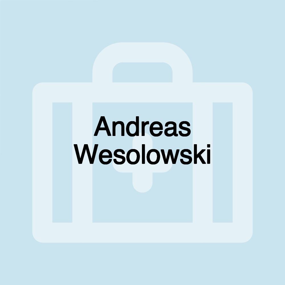 Andreas Wesolowski