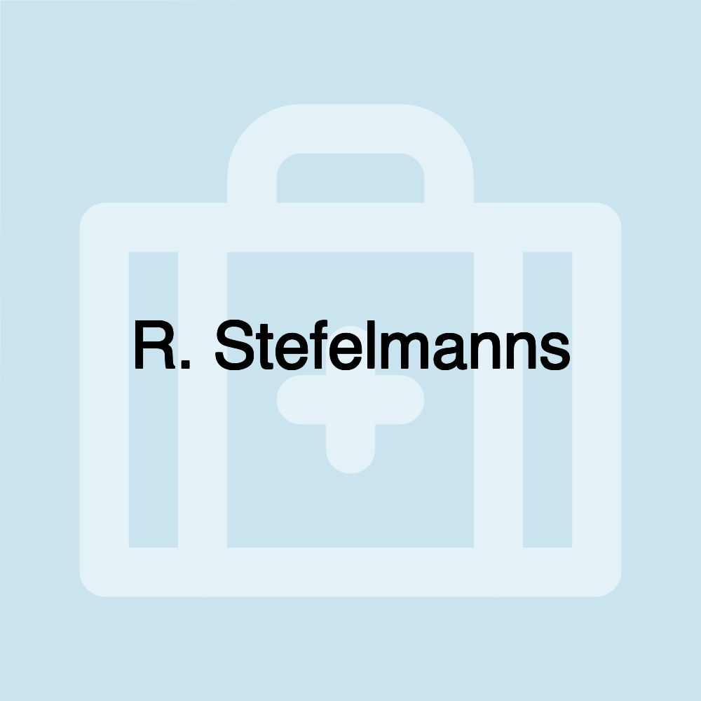 R. Stefelmanns