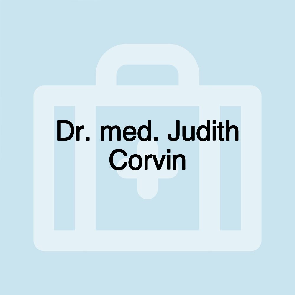 Dr. med. Judith Corvin