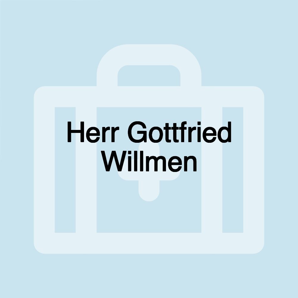 Herr Gottfried Willmen