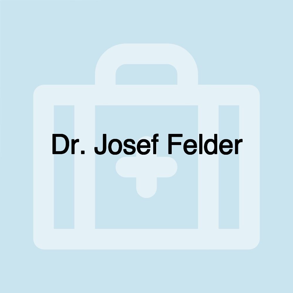 Dr. Josef Felder