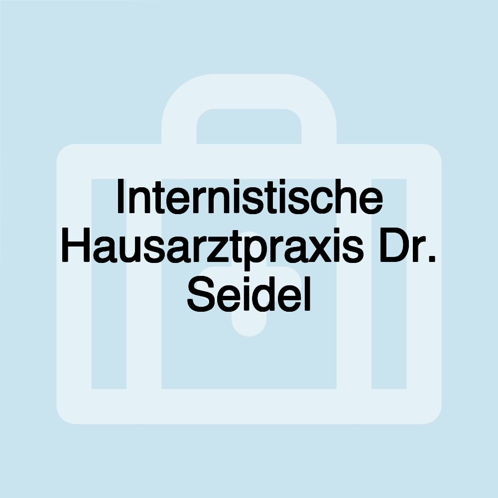 Internistische Hausarztpraxis Dr. Seidel