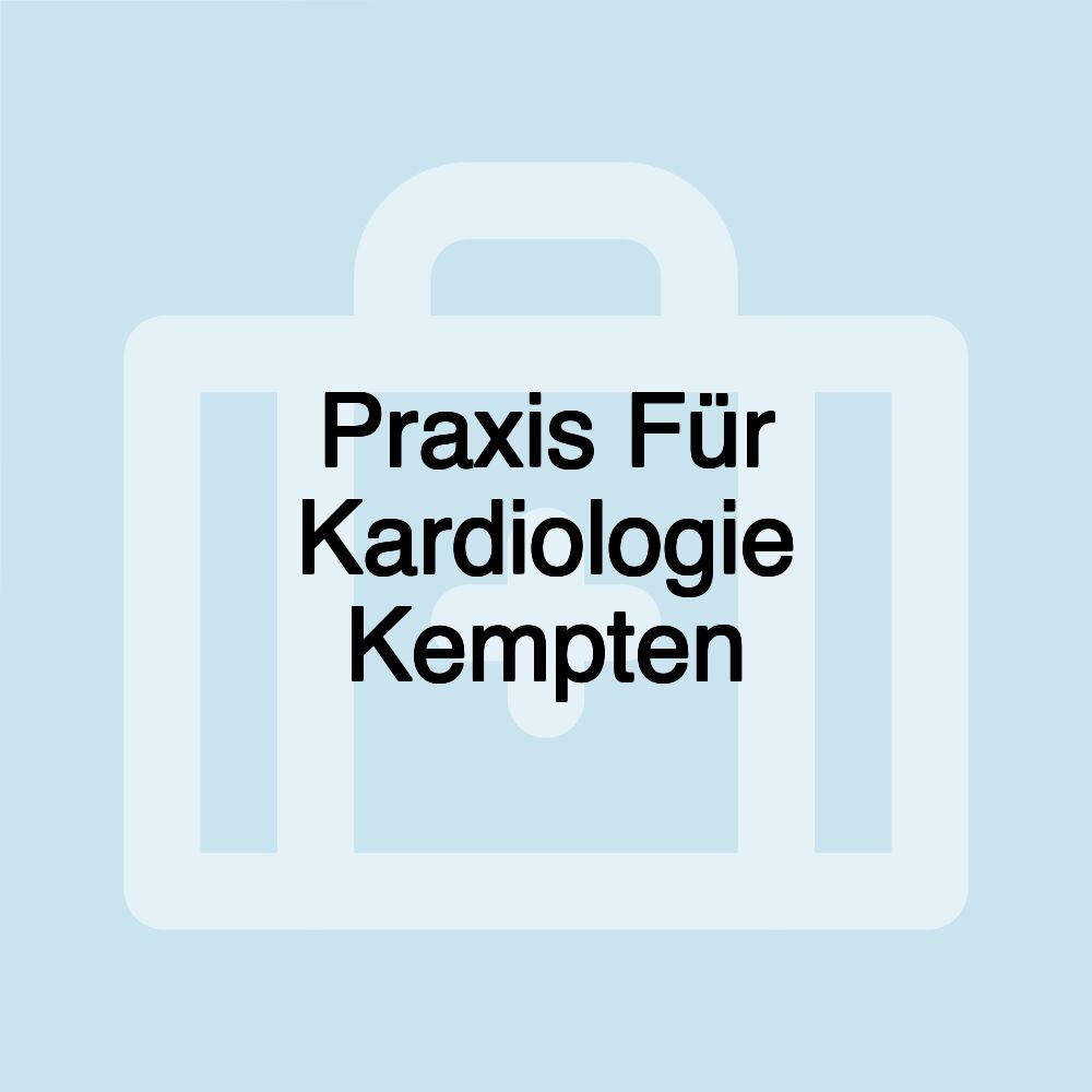 Praxis Für Kardiologie Kempten