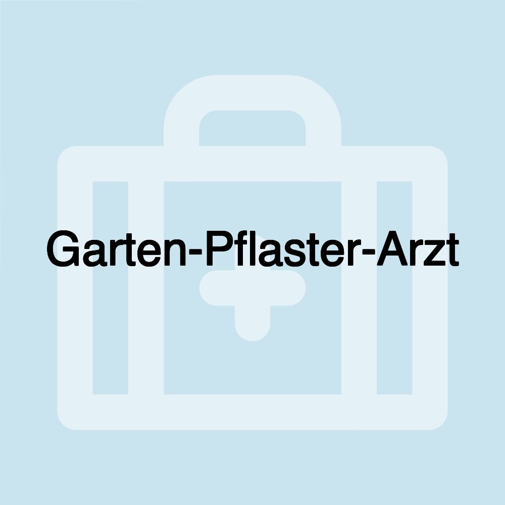 Garten-Pflaster-Arzt