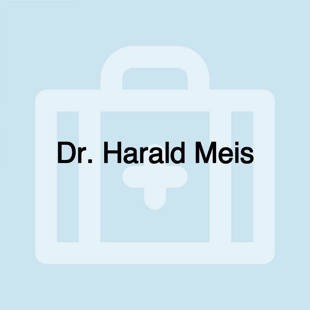 Dr. Harald Meis