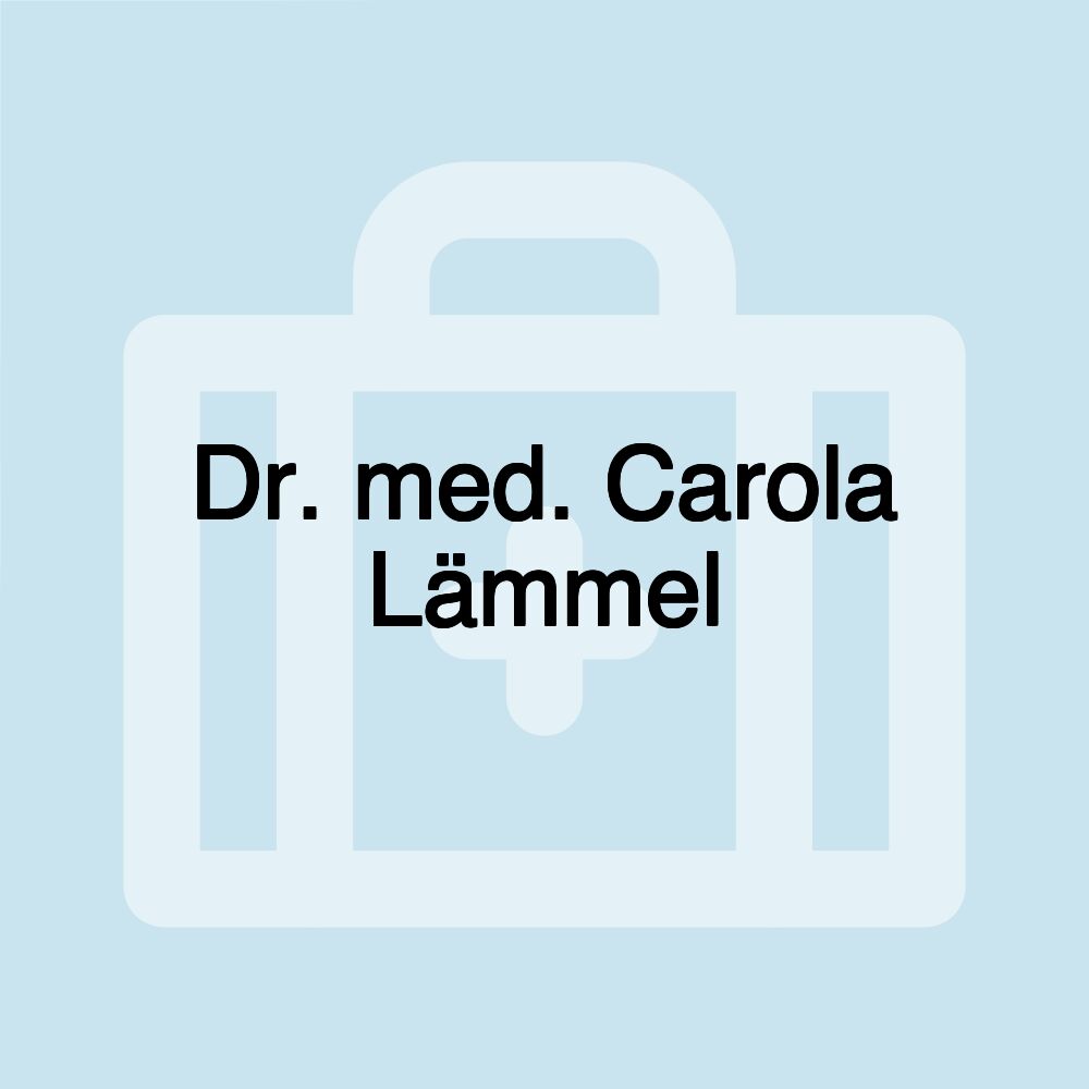 Dr. med. Carola Lämmel