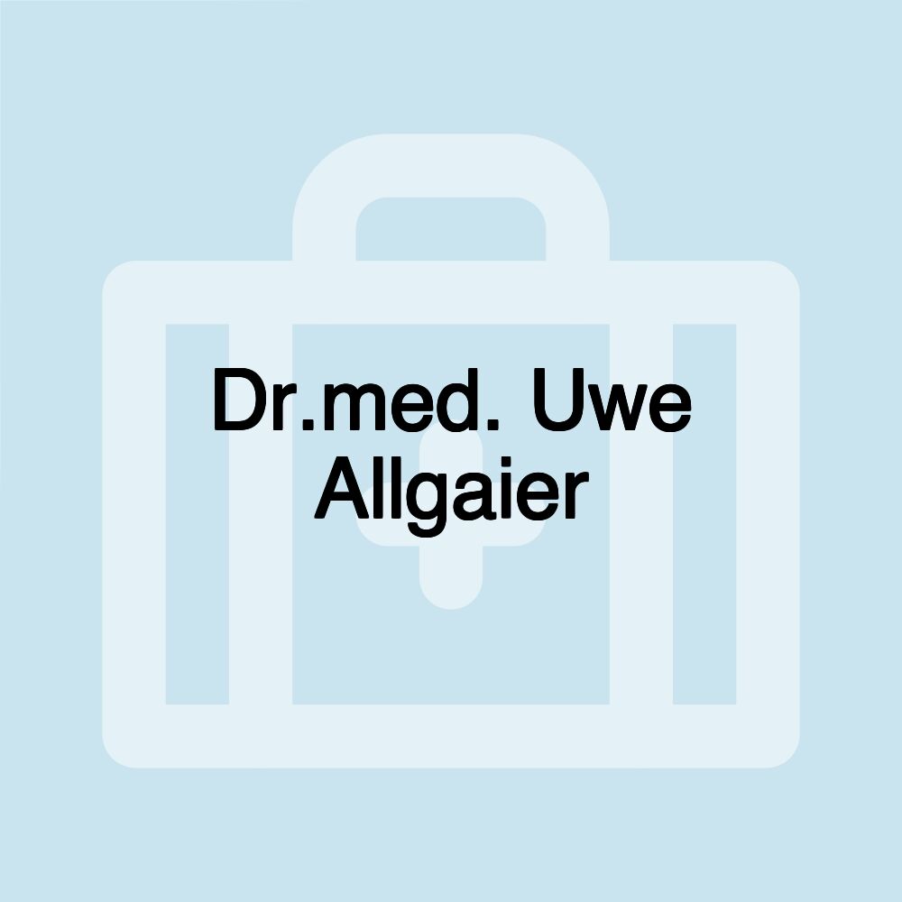 Dr.med. Uwe Allgaier