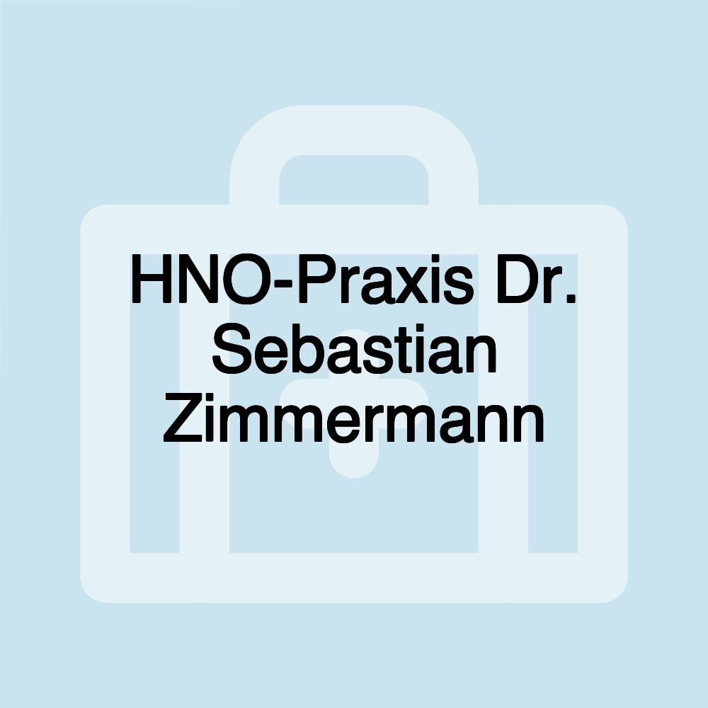 HNO-Praxis Dr. Sebastian Zimmermann