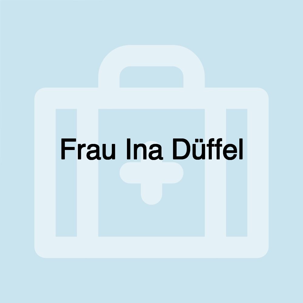 Frau Ina Düffel