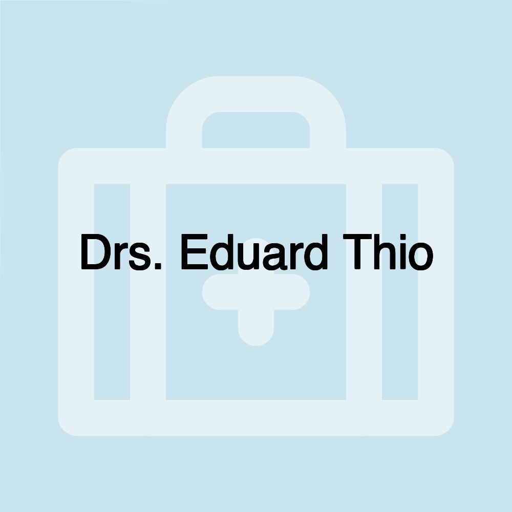 Drs. Eduard Thio