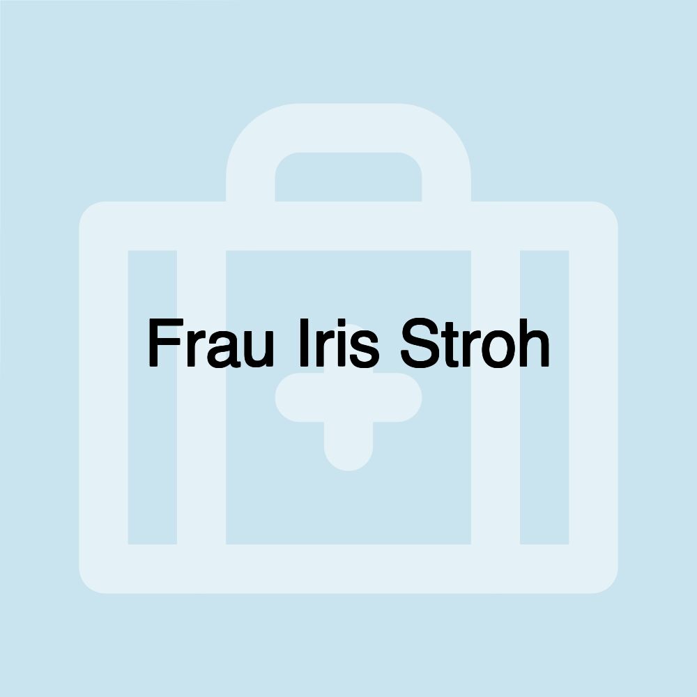 Frau Iris Stroh