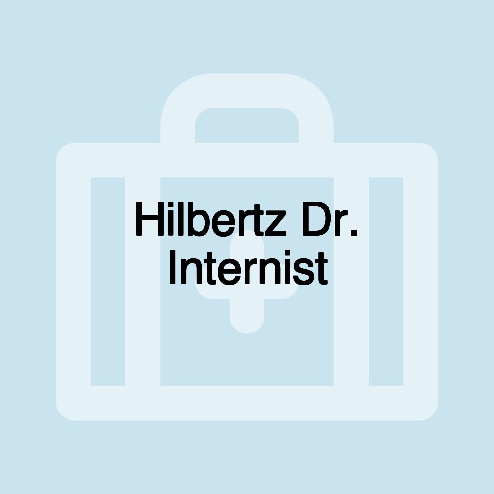 Hilbertz Dr. Internist