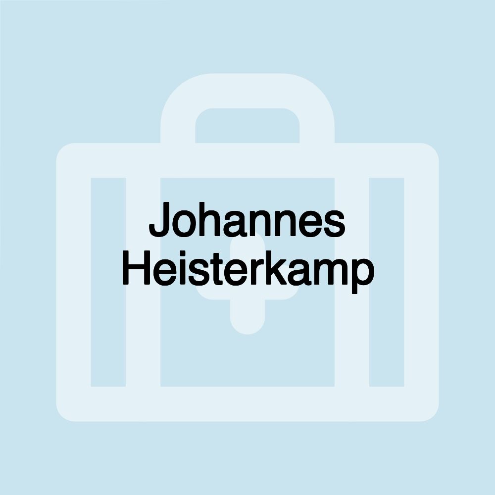 Johannes Heisterkamp