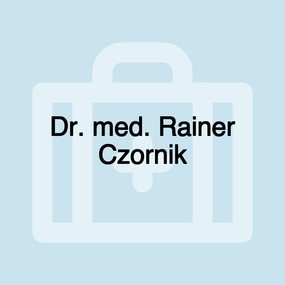 Dr. med. Rainer Czornik