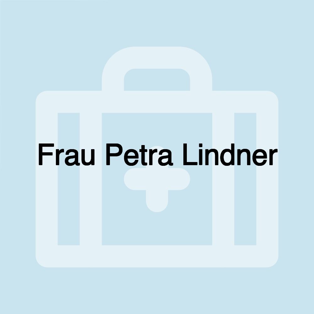 Frau Petra Lindner