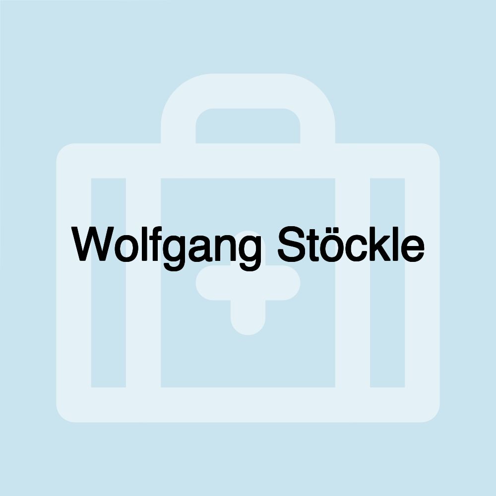 Wolfgang Stöckle