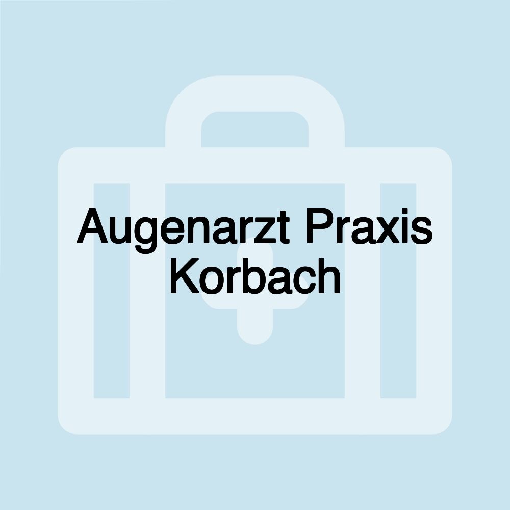 Augenarzt Praxis Korbach