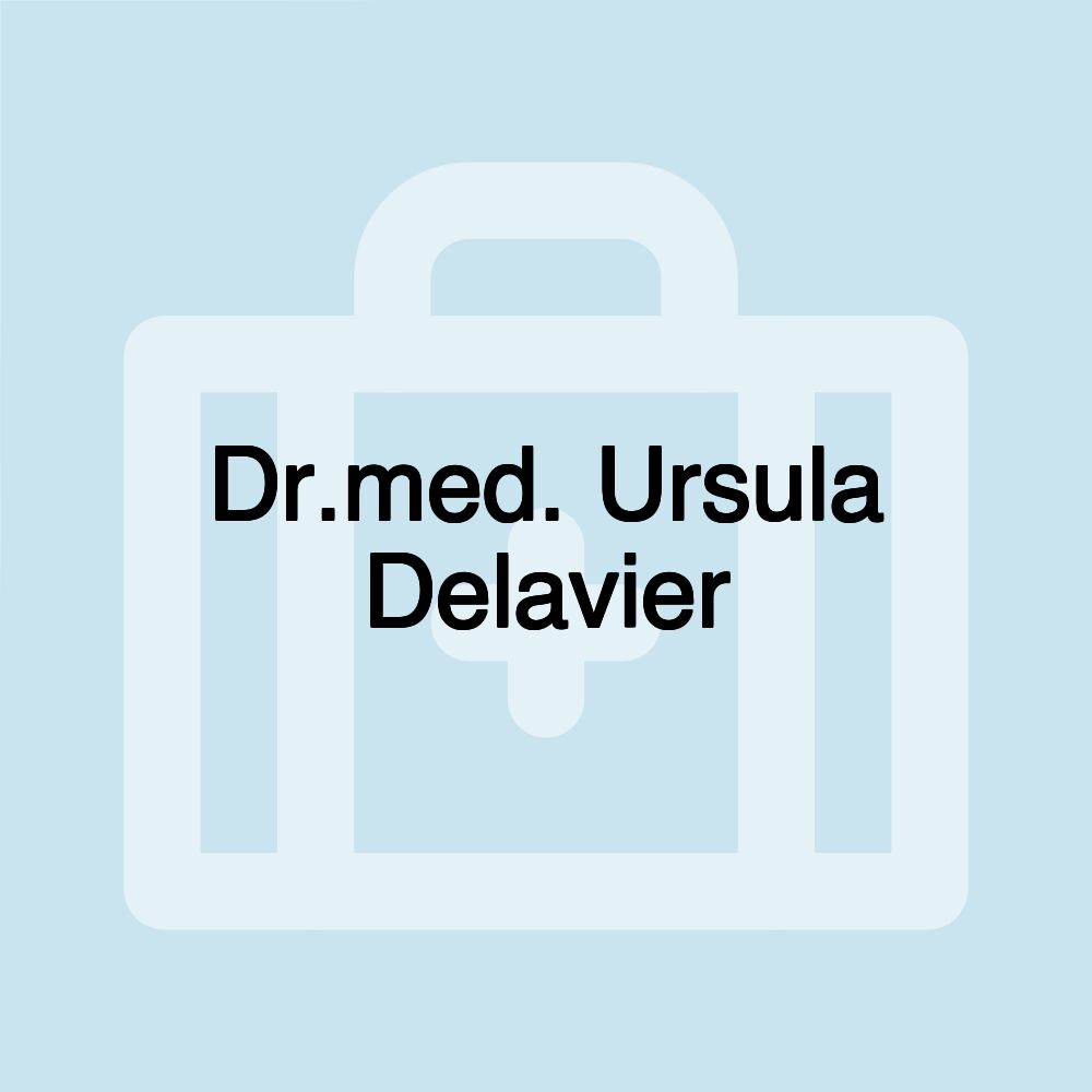 Dr.med. Ursula Delavier