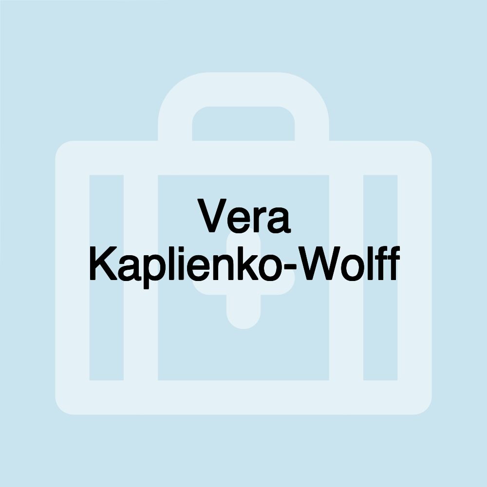 Vera Kaplienko-Wolff