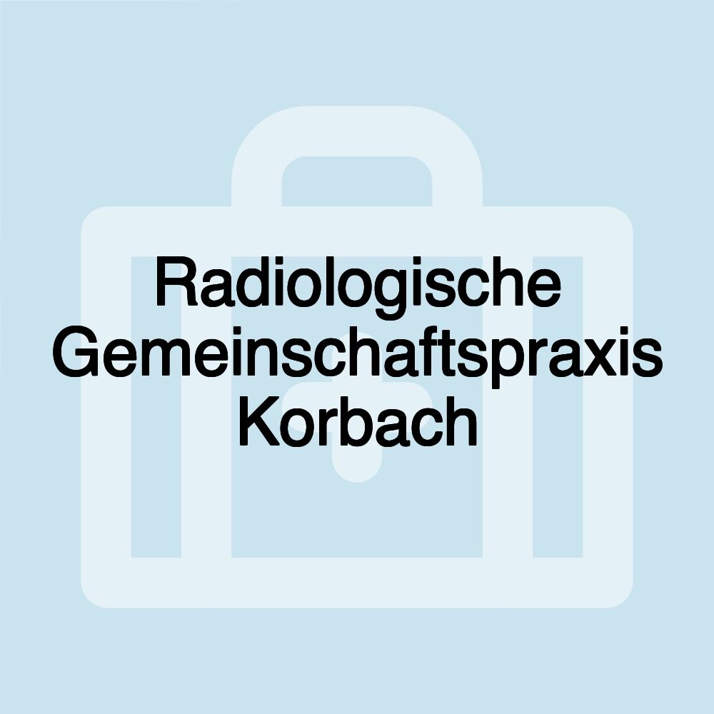 Radiologische Gemeinschaftspraxis Korbach