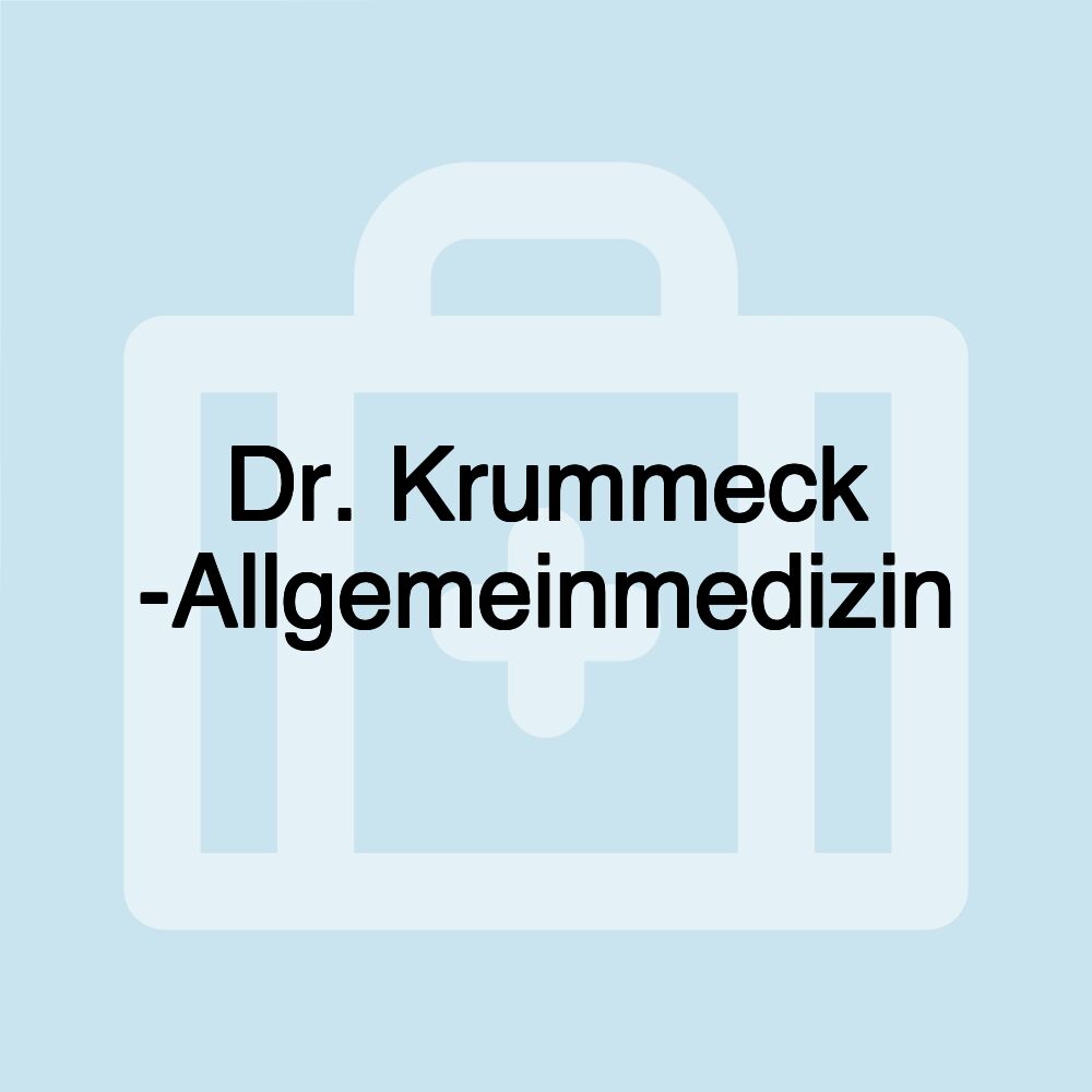 Dr. Krummeck -Allgemeinmedizin