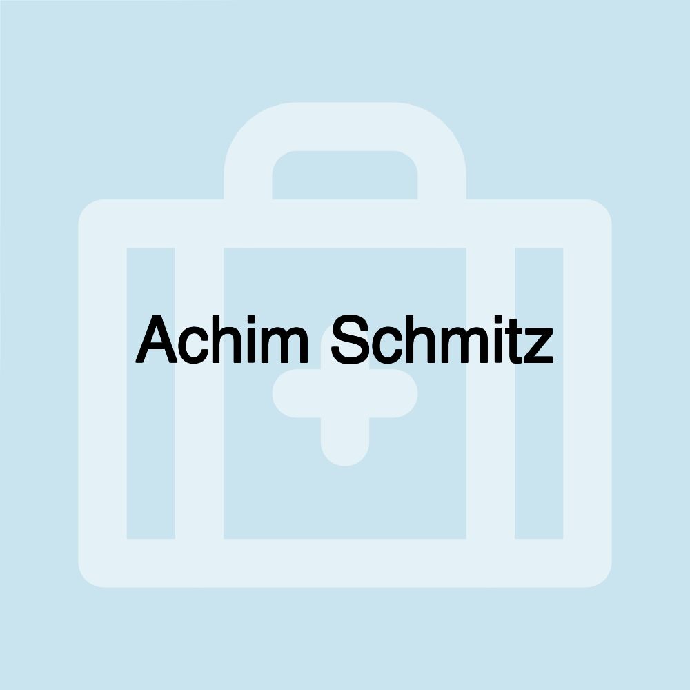 Achim Schmitz