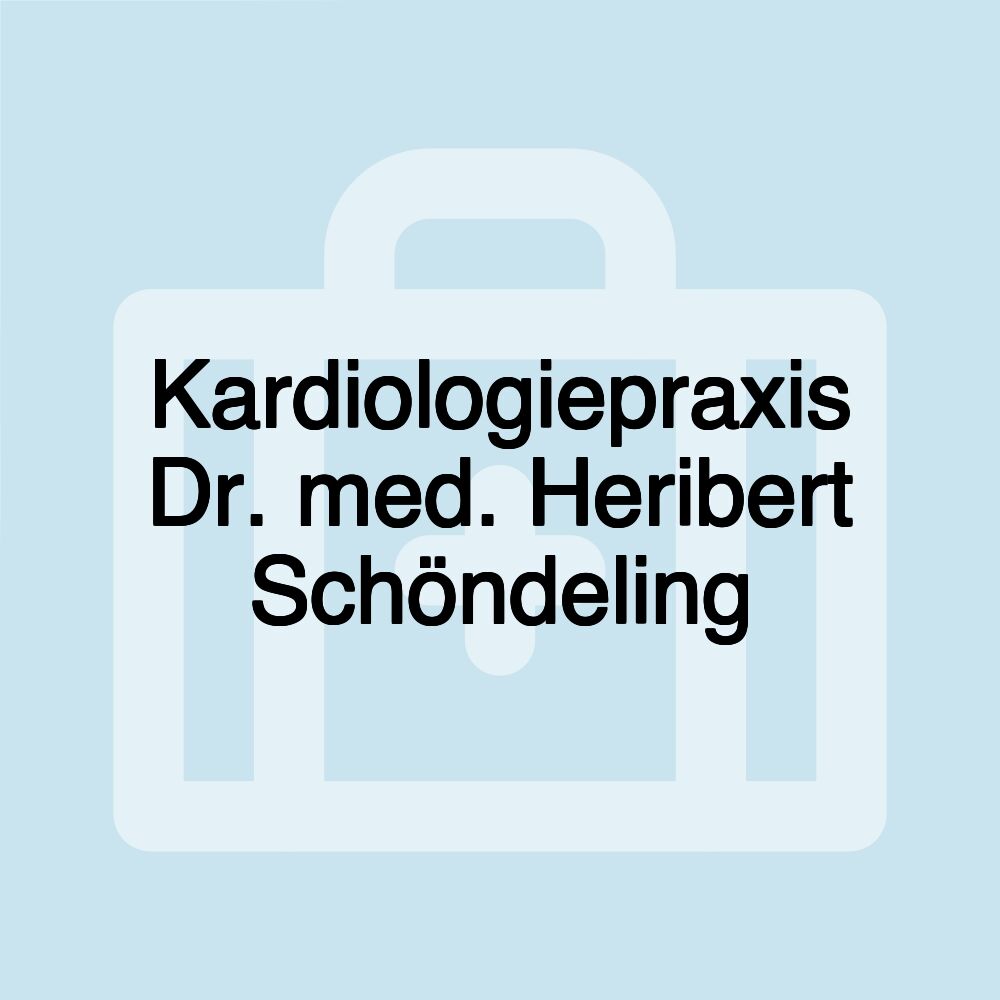 Kardiologiepraxis Dr. med. Heribert Schöndeling