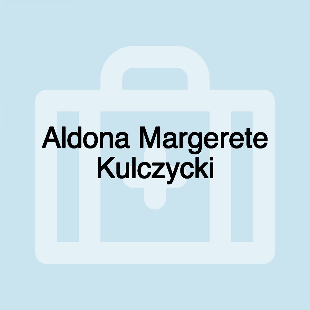 Aldona Margerete Kulczycki