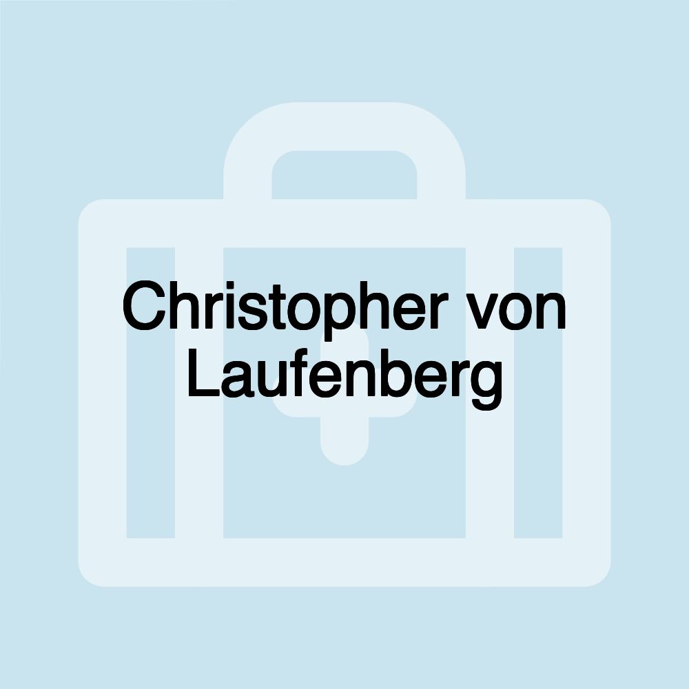 Christopher von Laufenberg