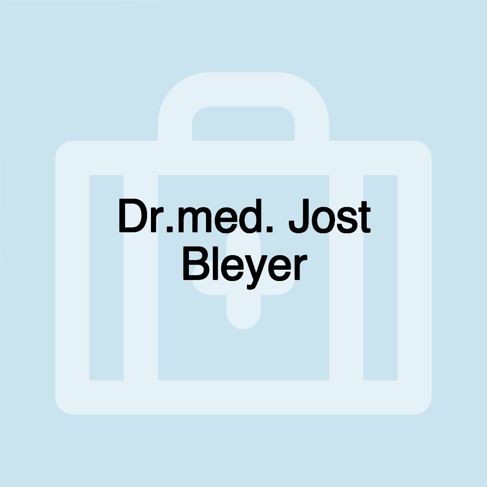 Dr.med. Jost Bleyer