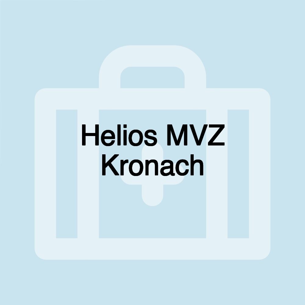 Helios MVZ Kronach