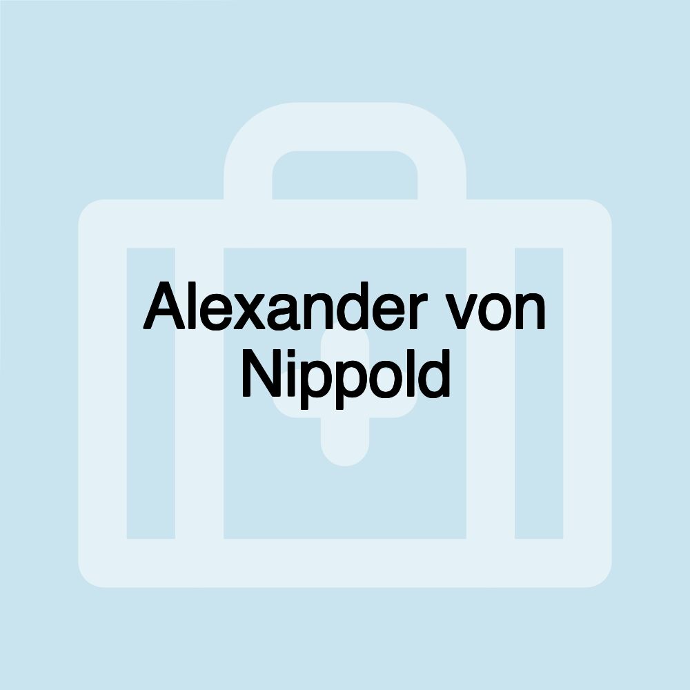 Alexander von Nippold