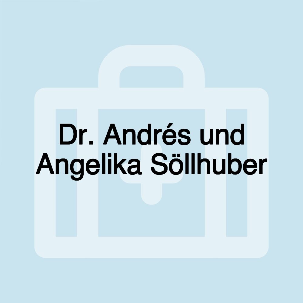 Dr. Andrés und Angelika Söllhuber