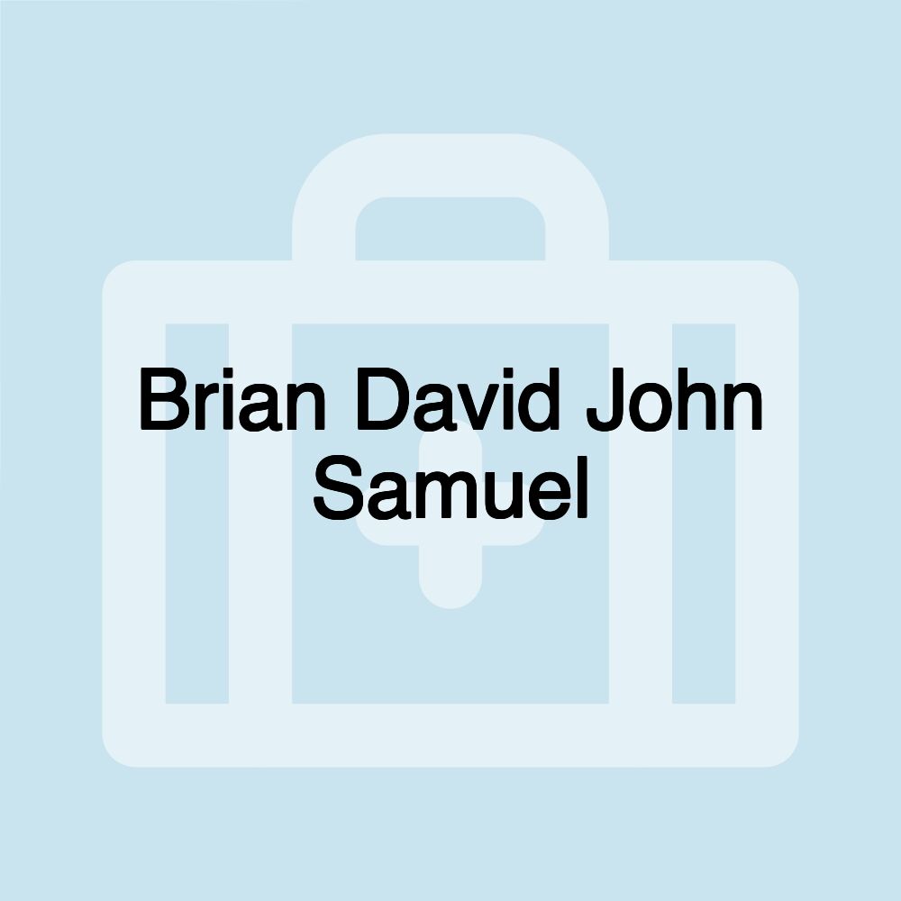 Brian David John Samuel