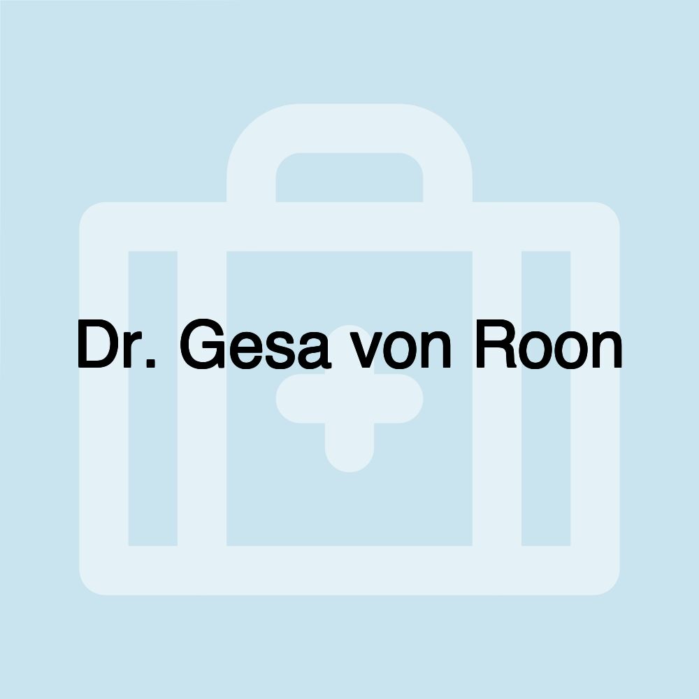 Dr. Gesa von Roon