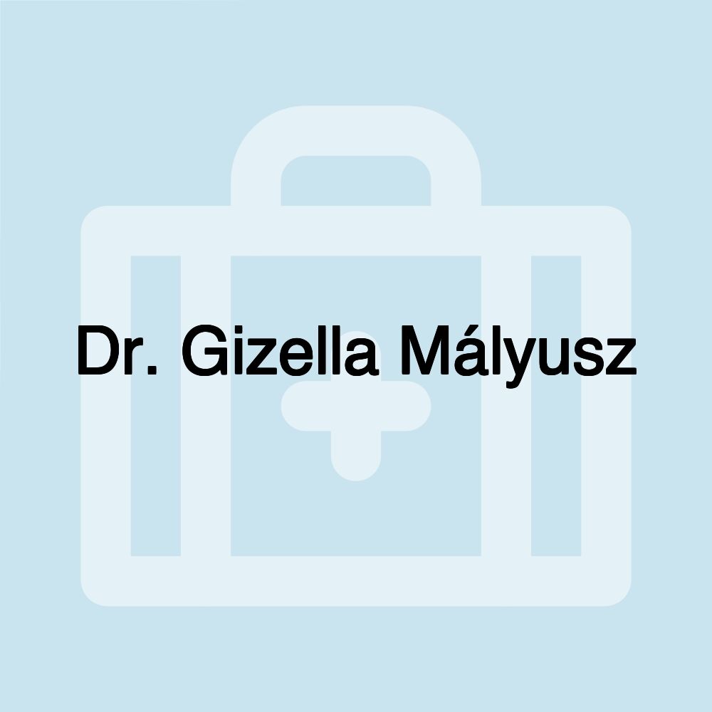 Dr. Gizella Mályusz