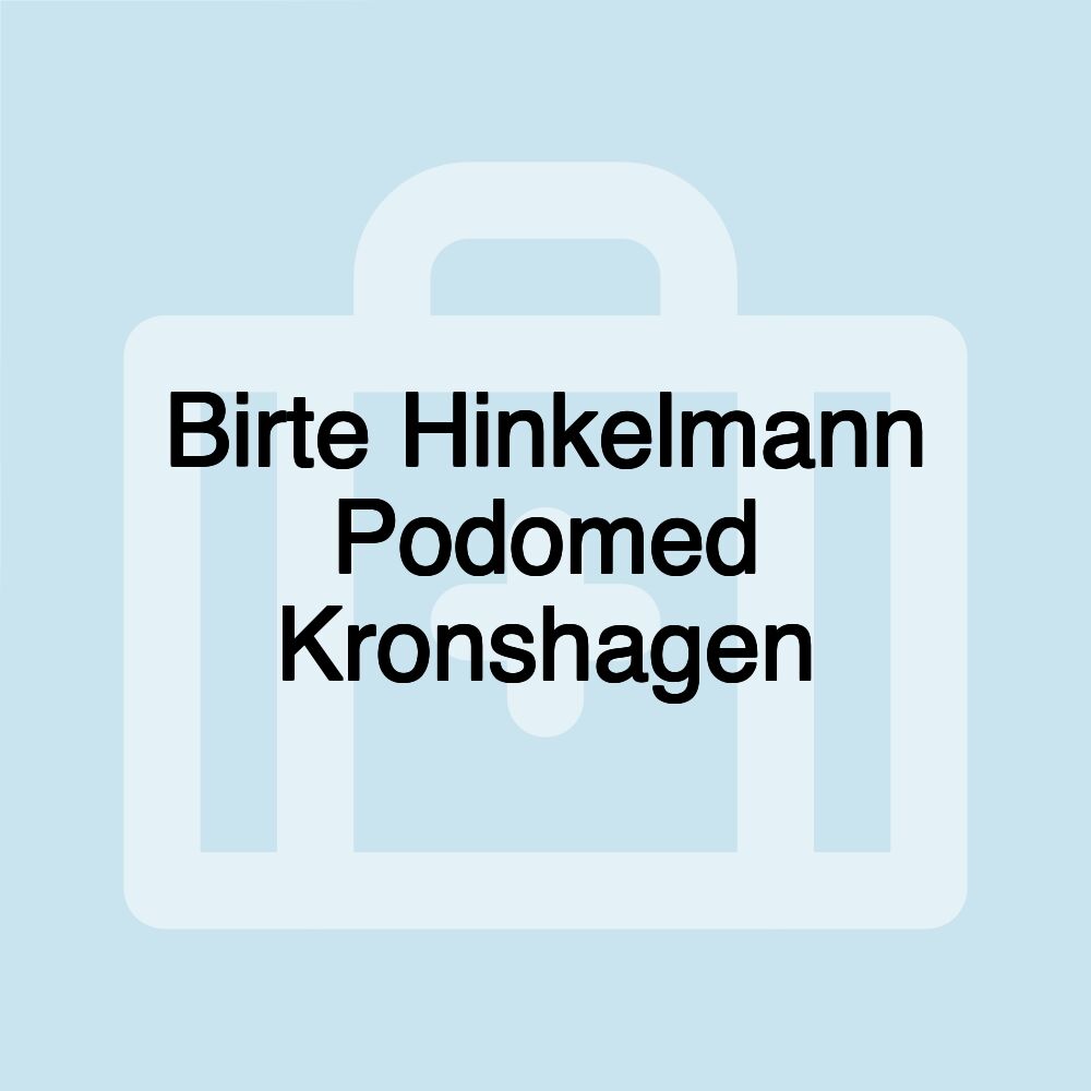 Birte Hinkelmann Podomed Kronshagen