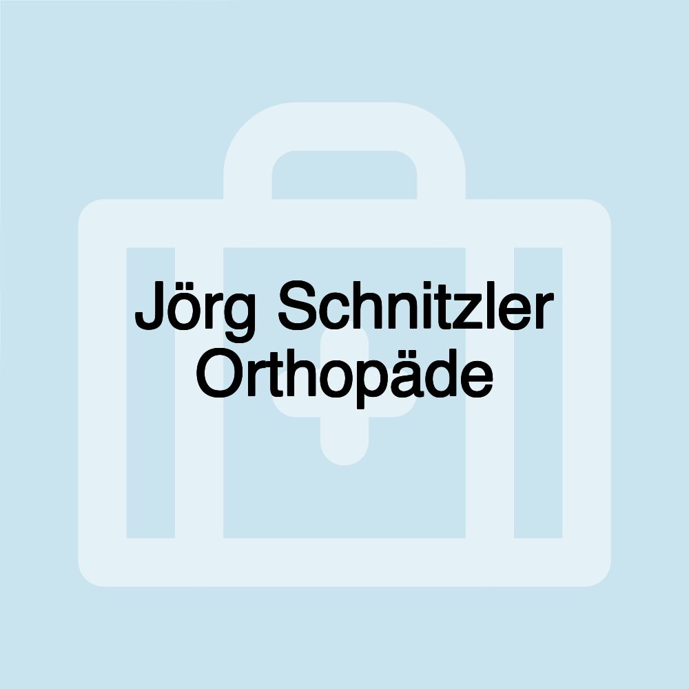 Jörg Schnitzler Orthopäde