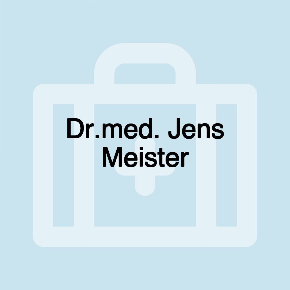 Dr.med. Jens Meister