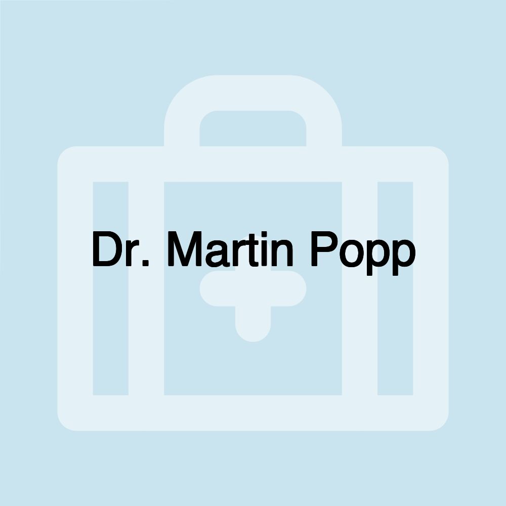 Dr. Martin Popp