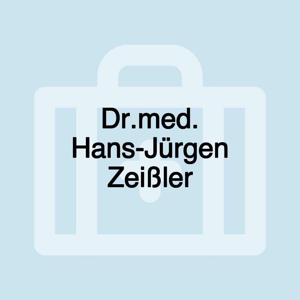 Dr.med. Hans-Jürgen Zeißler